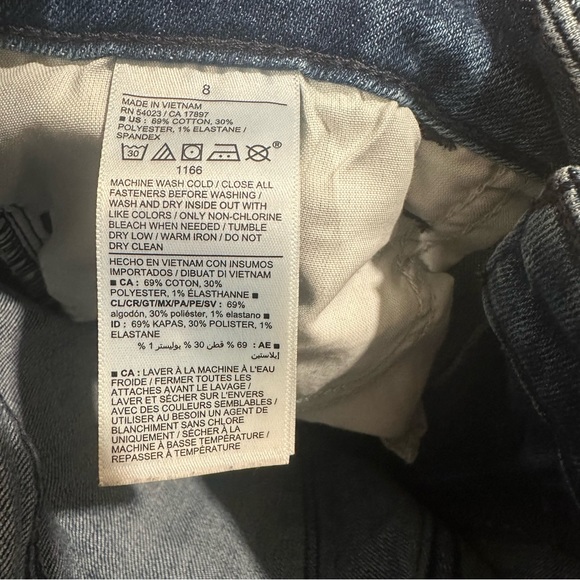 Old Navy High Rise Super Skinny, size 8 - Picture 7 of 8